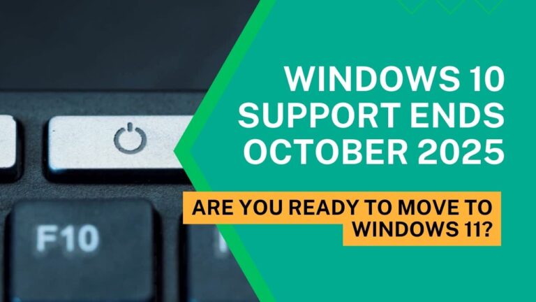 Support for Windows 10 ends in October 2025